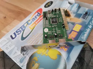 Tarjeta PCI 2 Puertos USB Global Pad