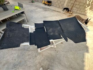 Juego Esterillas/ Alfombrillas Coche Goma Negro