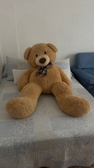 Oso de peluche grande marrón
