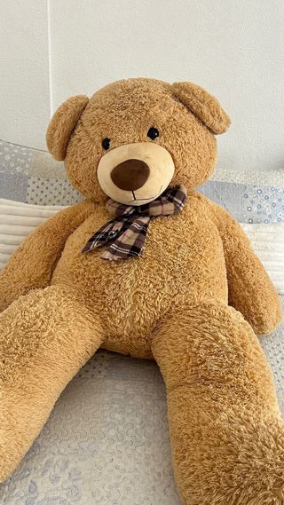 Oso de peluche grande marrón