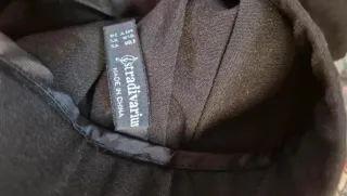 Minifalda negra Stradivarius