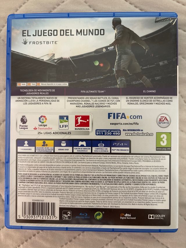 FIFA 18 PS4 (PlayStation 4)