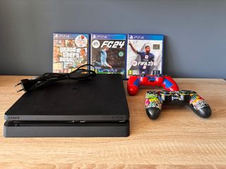 Consola PS4 Slim 500gb + 3 Juegos