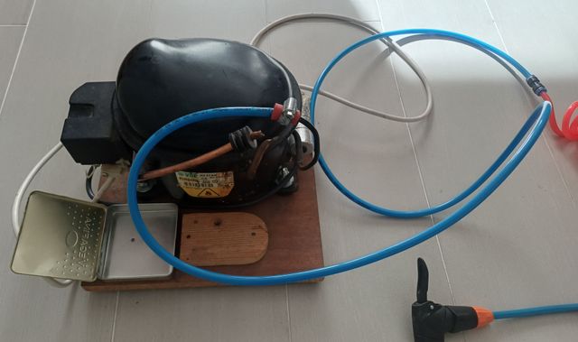 Compresor Aire Eléctrico con manómetro Bicicletas