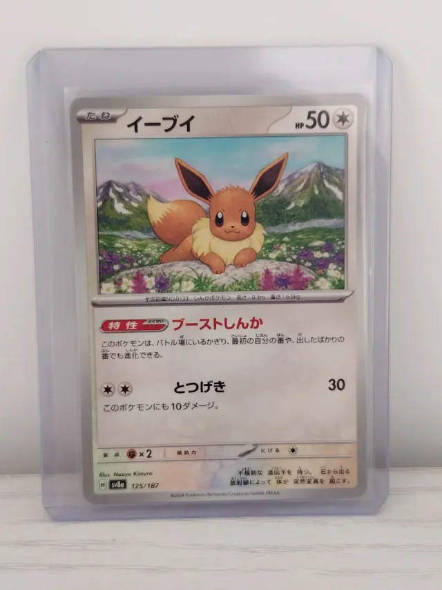 Carta Pokémon
 Eevee SV125/187
Japonés 
