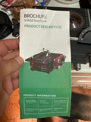 Sierra de mesa y lijadora 150W