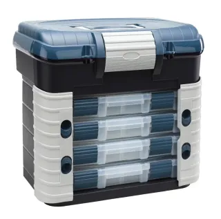 Caja organizador pesca 4 cajones