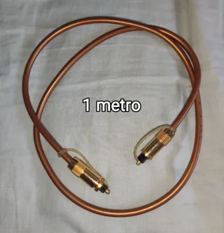 3 Cables de Fibra optica perfecto estado 