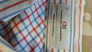 Camisa Mujer Carolina Herrera Cuadros