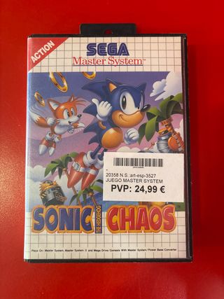 Sonic The Hedgehog Chaos - Sega Master System