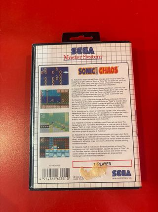 Sonic The Hedgehog Chaos - Sega Master System