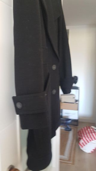 Chaqueta Abrigo  Lana Massimo Dutti Talla 38