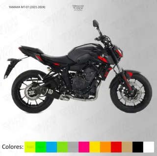 Adhesivos Yamaha MT-07 2021 a 2024
