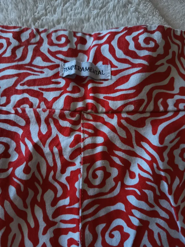 Calções de senhora com padrão