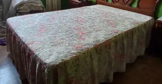 Colcha floral 135 cm