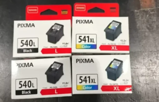 2uds PG540L + 2uds CL541XL originales Canon Nuevos