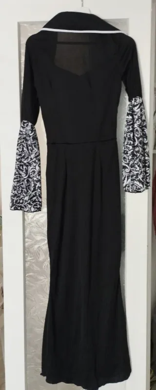 Vestido Halloween Negro y Blanco