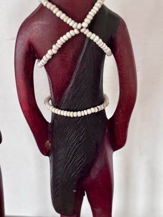 Guerrieri Masai sculture etniche africane in legno