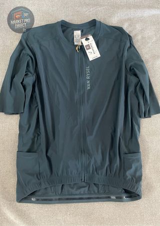 Maillot Van Rysel Verde Oscuro Talla XL