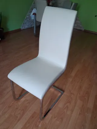 Juego de 6 Sillas Comedor Piel Sintética.