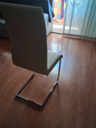 Juego de 6 Sillas Comedor Piel Sintética.