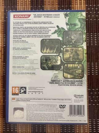 Metal Gear Solid 3 Snake Eater PS2