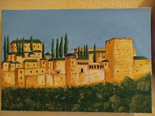 Cuadro Pintura La Alhambra