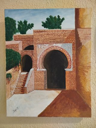 Cuadro Pintura La Alhambra
