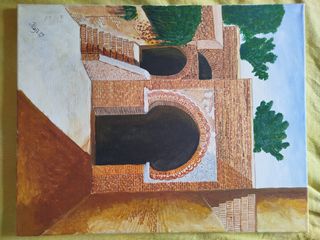 Cuadro Pintura La Alhambra