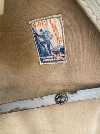 Mochila montañismo militar vintage  SAC LAFUMA. 