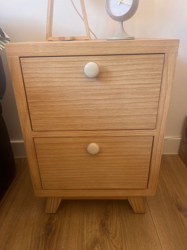 Mesilla Banak de Madera de Mango 2 Cajones