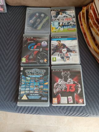 Playstation 3 (PS3) Negra con Juegos