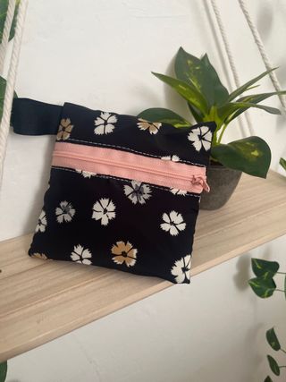 Portadocumenti/portamonete fantasia fiori