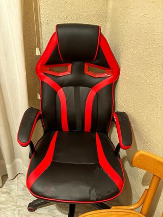 Silla Gaming Negra y Roja