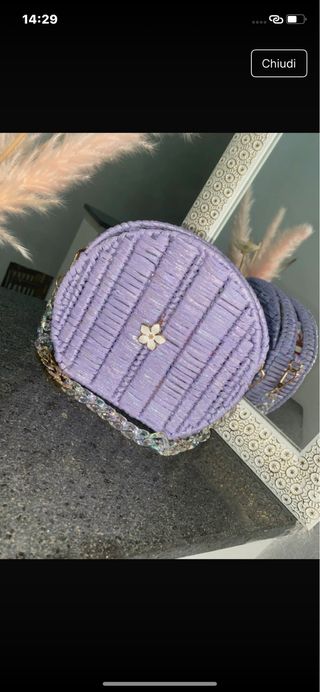 Borsa artigianale rotonda