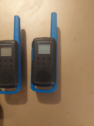 2 Walkie Talkie Motorola Blue