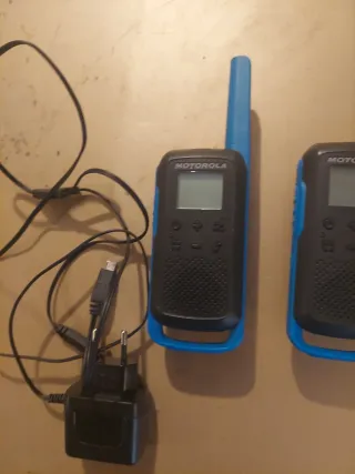2 Walkie Talkie Motorola Blue