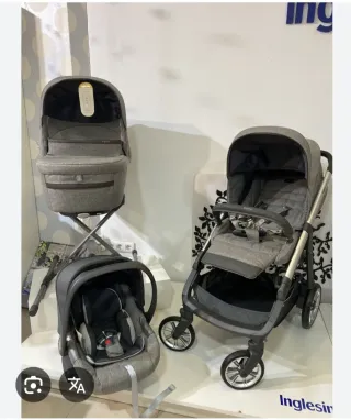 Carrito Bebé Inglesina Aptica Gris