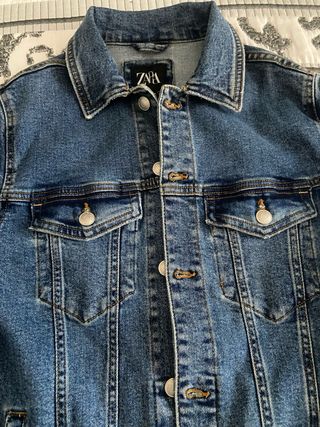 Chaqueta Vaquera Zara Azul 