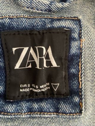 Chaqueta Vaquera Zara Azul 
