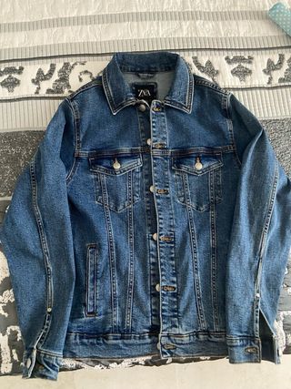 Chaqueta Vaquera Zara Azul 