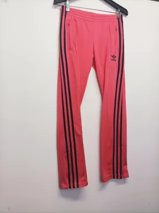 Pantalones Adidas Firebird Fuchsia/Negro Talla W