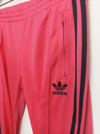 Pantalones Adidas Firebird Fuchsia/Negro Talla W