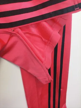 Pantalones Adidas Firebird Fuchsia/Negro Talla W