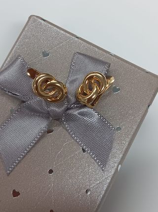 Pendientes Oro 18k Nudo