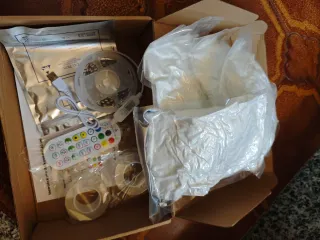 Luce a nuvola multicolor