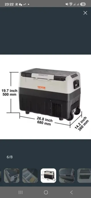 Nevera Portátil Compresor Camping