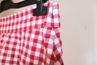 Falda pantalón cuadros Zara Talla M