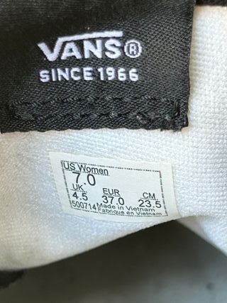 Zapatillas Vans 37, Filmore checkerboard 