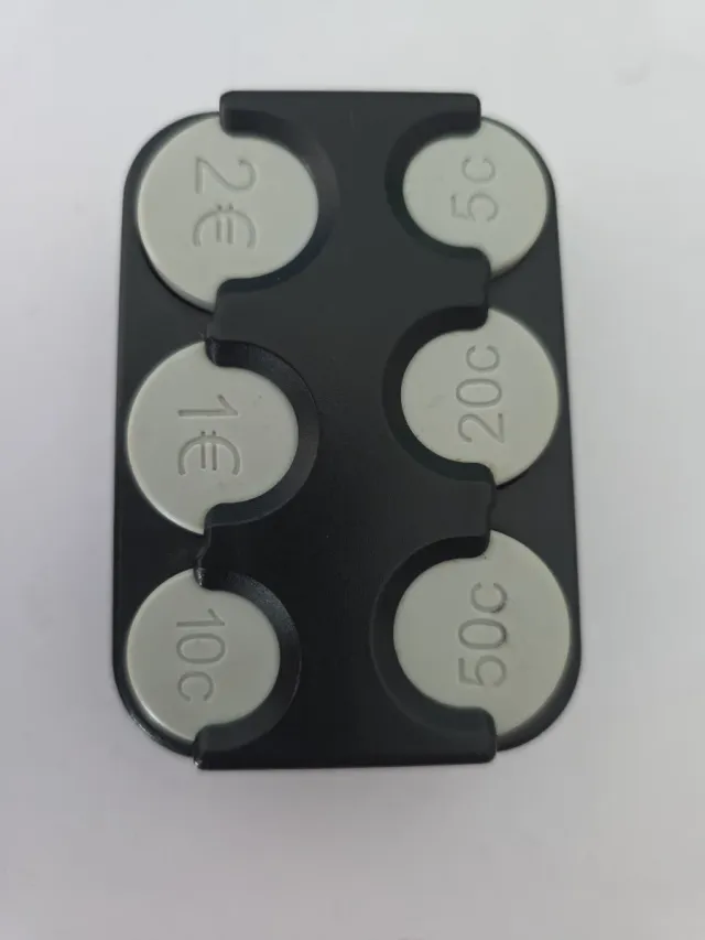 Portamonedas Negro y Gris